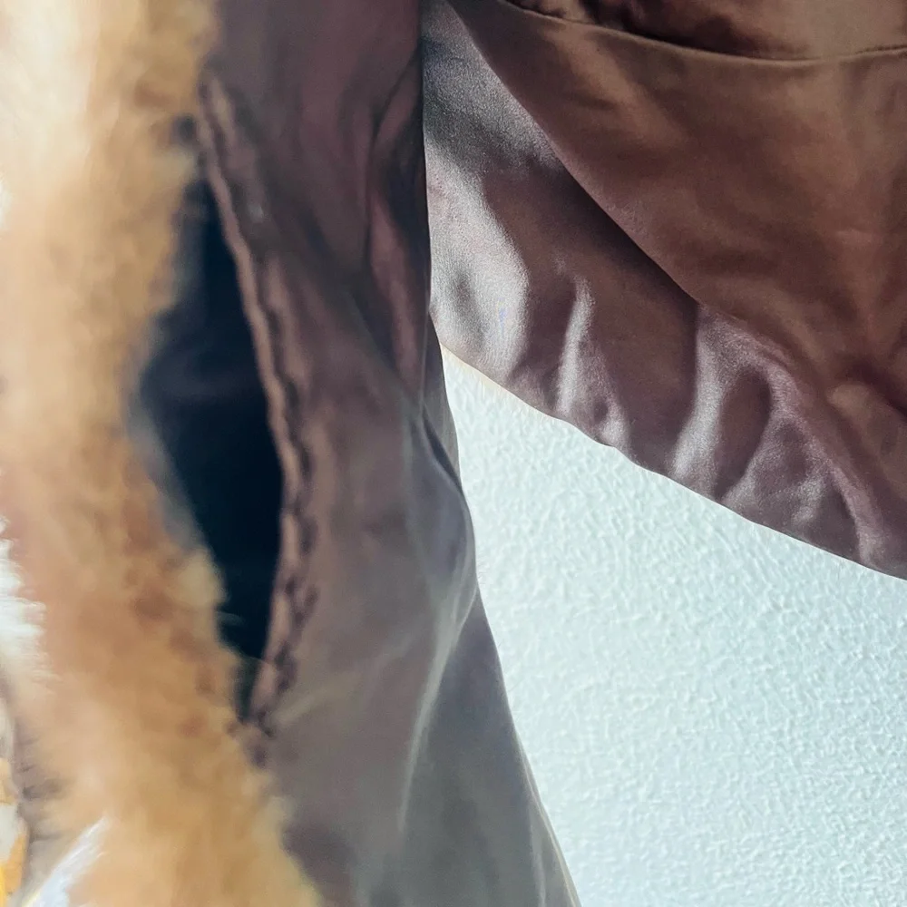 Vintage Chas. Desjardins Montreal Brown Mink Fur Shawl Capelet OS—1980s - Picture 10 of 16